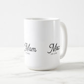 Mom Established Black Script Kaffeetasse (VorderseiteRechts)