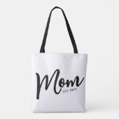 Mom Established Black Script Tasche (Rückseite)