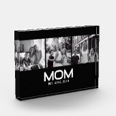 Mom Established Bold Black 3 Photo Fotoblock (Links)