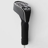 Mom Established Bold Black 3 Photo Golf Headcover (angewinkelt)