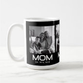 Mom Established Bold Black 3 Photo Kaffeetasse (Links)