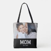 Mom Established Bold Black Photo Tasche (Rückseite)