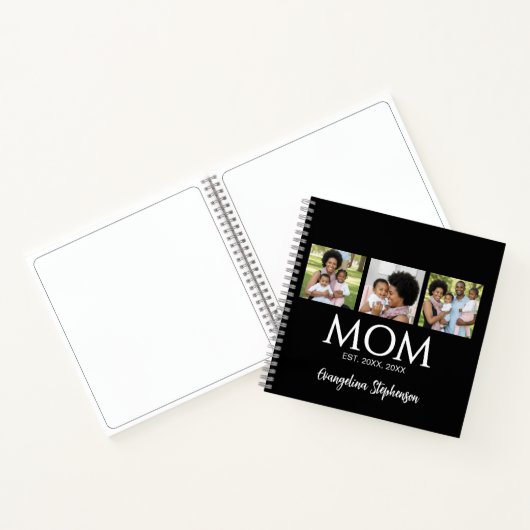 Mom Established Caps 3 Photo Journal for Moms Notizblock (Innenseite)