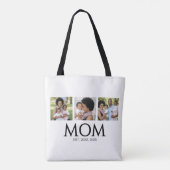 Mom Established Caps White 3 Photo Tote Bag Tasche (Rückseite)