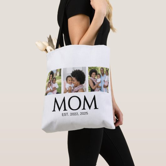 Mom Established Caps White 3 Photo Tote Bag Tasche (Von Nahem)