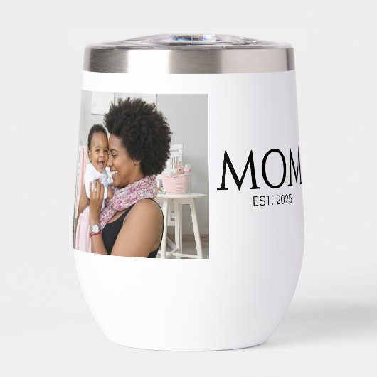 Mom Established Caps White Photo (Vorderseite)