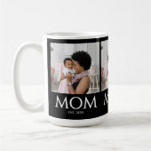 Mom Established Classic Caps Black Photo Kaffeetasse (Links)