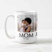 Mom Established Classic Caps White Photo Kaffeetasse (Links)