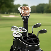 Mom Established Date Modern Script Photo Stylish Golf Headcover