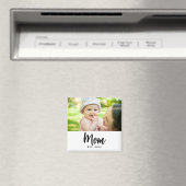 Mom Established Date Photo Gift Magnet (In Situ (Geschirrspüler))