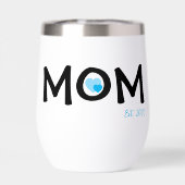 Mom Established Double Nested Blue Heart (Rückseite)