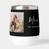 Mom Established Elegant Photo Script Black (Rückseite)