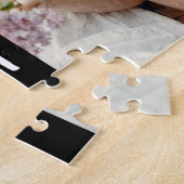 Mom Established Elegant Script Black 3 Photo  Puzzle (Seite)