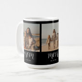 Mom Established Graceful Script Black 3 Photo Kaffeetasse (Vorderseite Links)