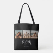 Mom Established Graceful Script Black 3 Photo Tasche (Rückseite)