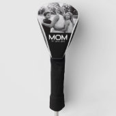 Mom Established Modern Bold Photo Golf Headcover (Vorderseite)