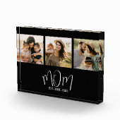 Mom Established Modern Bold Script Black 3 Photo Fotoblock (Rechts)