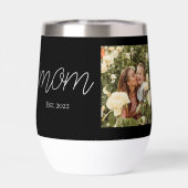 Mom Established Modern Bold Script Black Photo (Rückseite)