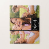 Mom Established Modern Script 3 Photo Puzzle (Vertikal)