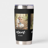 Mom Established Modern Script 3 Photo Thermobecher (Vorderseite)