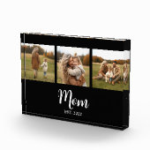 Mom Established Modern Script Black 3 Fotoblock (Rechts)