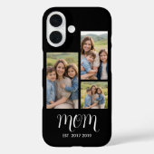 Mom Established Modern Script Black 3 Photo Case-Mate iPhone Hülle (Rückseite)