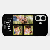 Mom Established Modern Script Black 3 Photo Case-Mate iPhone Hülle (Rückseite (Horizontal))