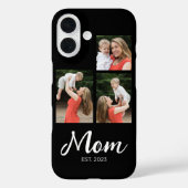 Mom Established Modern Script Black 3 Photo Case-Mate iPhone Hülle (Rückseite)