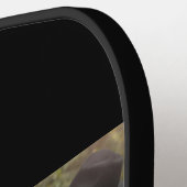 Mom Established Modern Script Black 3 Photo Pickleball Schläger (Linke Seite)