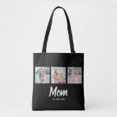 Mom Established Modern Script Black 3 Photo Tasche (Vorderseite)