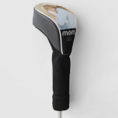 Mom Established Modern Script Photo Golf Headcover (angewinkelt)