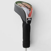 Mom Established Modern Script Photo Golf Headcover (angewinkelt)