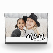 Mom Established Mother's Day Fotoblock (Vorderseite)
