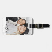 Mom Established Mother's Day Gift Gepäckanhänger (Vorderseite horizontal)