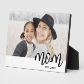 Mom Established Mother's Day Gift Photo Fotoplatte (Seite)