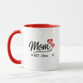 Mom Established Mothers Day  Tasse (Links)