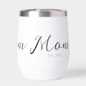 Mom Established New Mom Geschenk  (Rückseite)