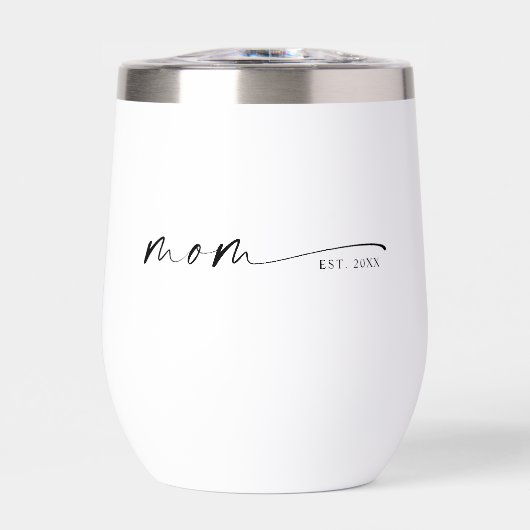 Mom Established New Mom Gift (Vorderseite)