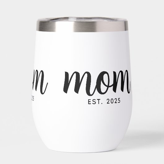 Mom Established New Mom Gift (Rückseite)