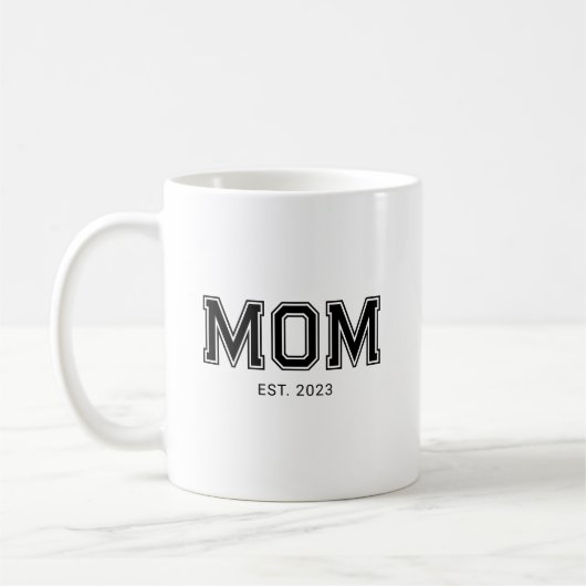 Mom Established New Mom Gift Coffee Kaffeetasse (Links)