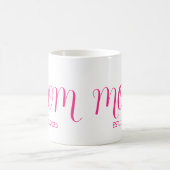 Mom Established New Mom Gift Coffee Mug Kaffeetasse (Mittel)