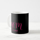 Mom Established New Mom Gift Coffee Mug Kaffeetasse (Vorderseite Links)