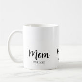 Mom Established New Mom Gift Kaffeetasse (Links)