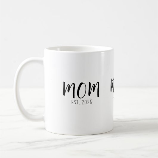 Mom Established New Mom Gift Kaffeetasse (Links)