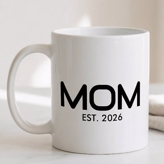 Mom Established New Mom Gift  Kaffeetasse