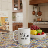 Mom Established New Mom Gift Kaffeetasse
