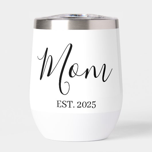 Mom Established New Mom Gift Minimalist (Vorderseite)