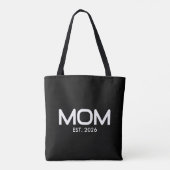 Mom Established New Mom Gift Tasche (Rückseite)