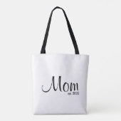 Mom Established New Mom Gift Tasche (Rückseite)