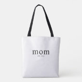 Mom Established New Mom Gift Tasche (Rückseite)